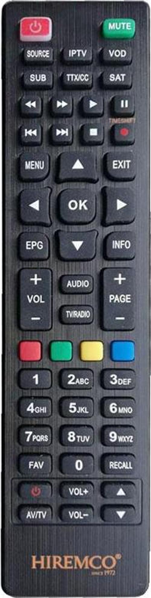 WEKO KR HIREMCO RM-L280 RC280-080619071 ZAPPER COMBO HD 2019 AKILLI UYDU KUMANDASI 