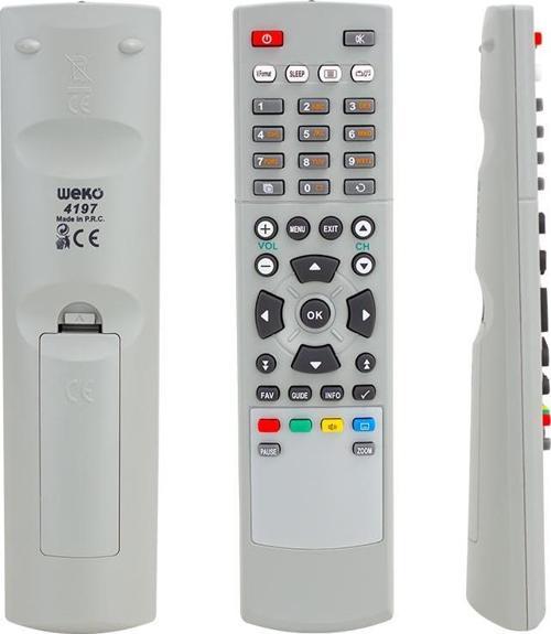 WEKO KR TELEDÜNYA POZITEK HD UYDU KUMANDA RC-HD01TLD 