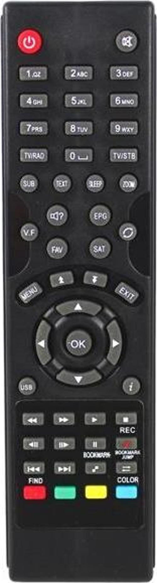 WEKO KR KORAX MİNİ HD*HOMETECH NEO HD MAX 5000*SUNPLUS HD UYDU KUMANDA (3150=10577) - 44N 