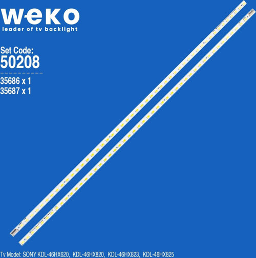 WKSET-5208 35686X1 35687X1 SLED_2011SLS46_EQL 2 ADET LED BAR