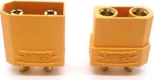 XT90 KONNEKTÖR ERKEK/DİŞİ SOKET ÇİFTİ (LIPO BATARYA İÇİN) 