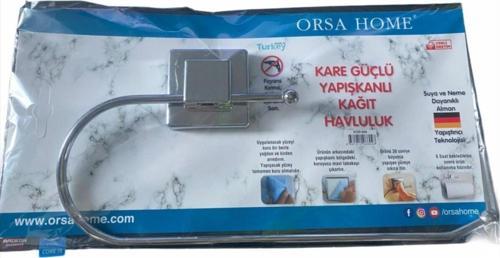 YAPIŞKANLI KARE ASKILIOVAL AÇIK - METAL KAĞIT HAVLULUK ASKI 