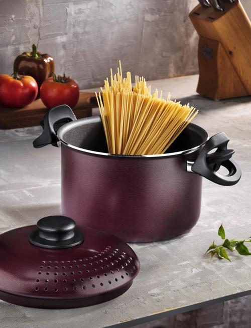 Bronx Mor Makarna Tenceresi 20 cm