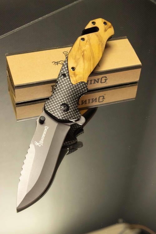 21 cm Ahşap Saplı Browning Çakı