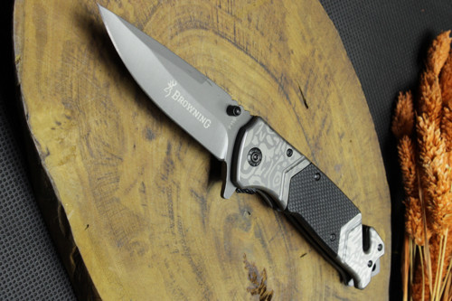 21 cm Browning Damas İşlemeli Kurtarma Çakısı