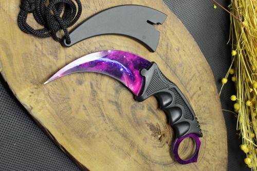 22 cm Galaxy İşlemeli CS GO Bıçak Kılıflı