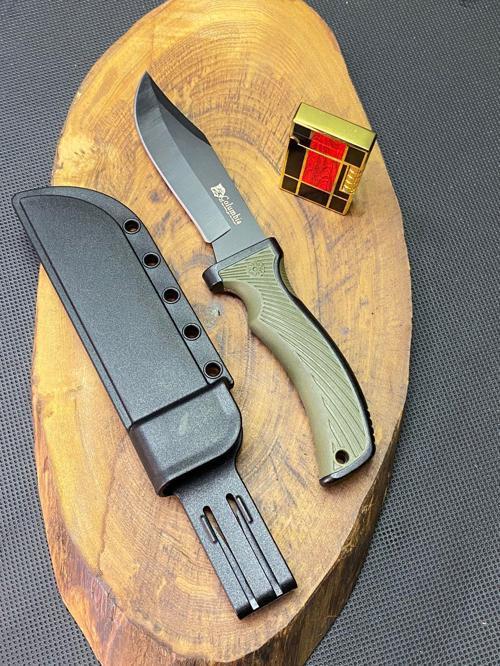 Kamp Outdoor 21 cm Avcı Bıçağı + Dupont Tarz Çakmak Seti 