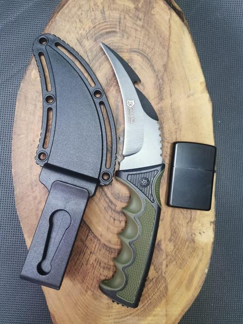 Kamp Outdoor 21 cm Karambiit Avcı Bıçağı Seti 