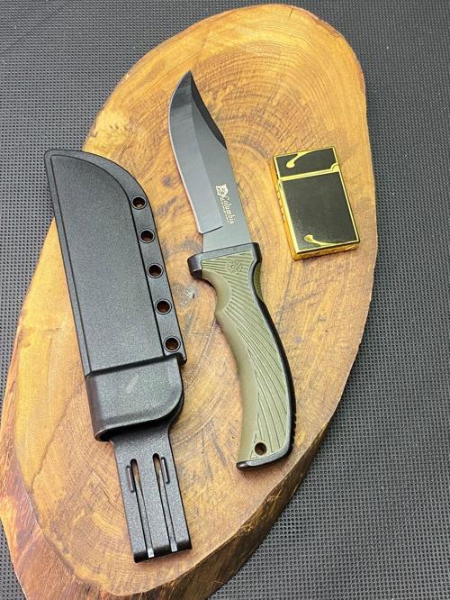 Kamp Outdoor 21 cm Avcı Bıçağı + Dupont Tarz Çakmak Seti 