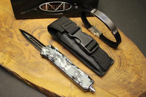 Microtech 22 cm Kamufulaj Komple Çelik İçten Çıkmalı Çakı