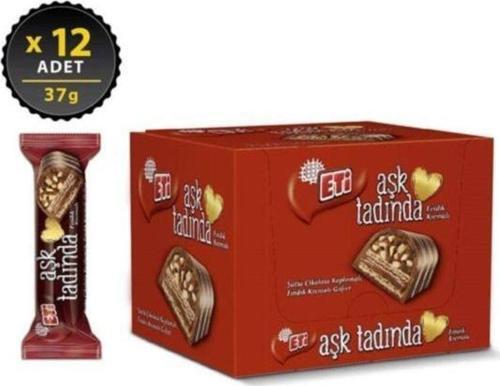 Aşk Tadında Çikolata Fındık Kremalı (12 Adet)