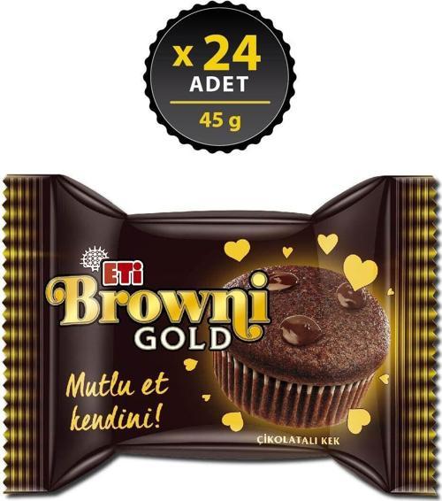 Browni Gold Çikolatalı Kek 45 g x 24 Adet