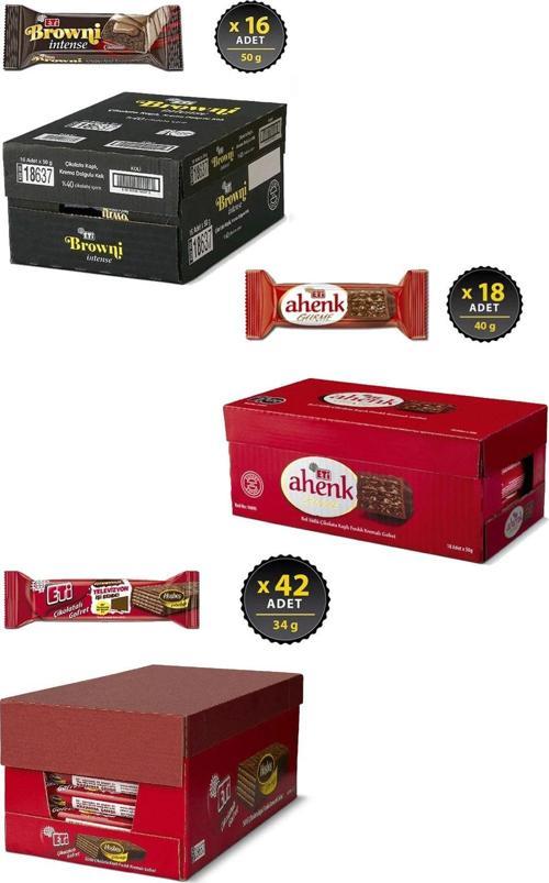 Browni Intense - Ahenk Gurme - Çikolatalı Gofret Avantaj Pak