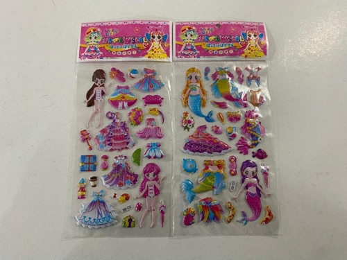 2 Sayfa Giydirmeli Kabartmalı Lüks Sticker