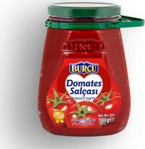 Burcu Domates Salçası Cam Şişe 1500 gr