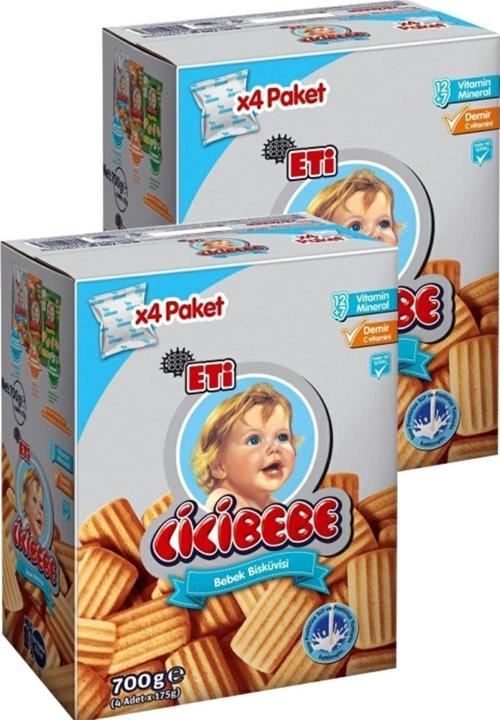 Cicibebe Bebek Bisküvisi 700 gr x 2 Adet