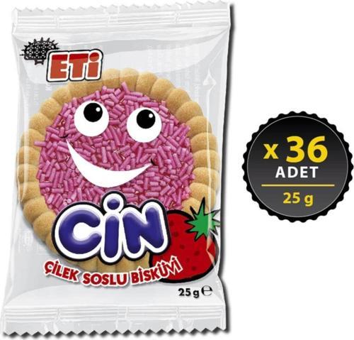 Cin Çilek Soslu 25 gr x 36 Adet