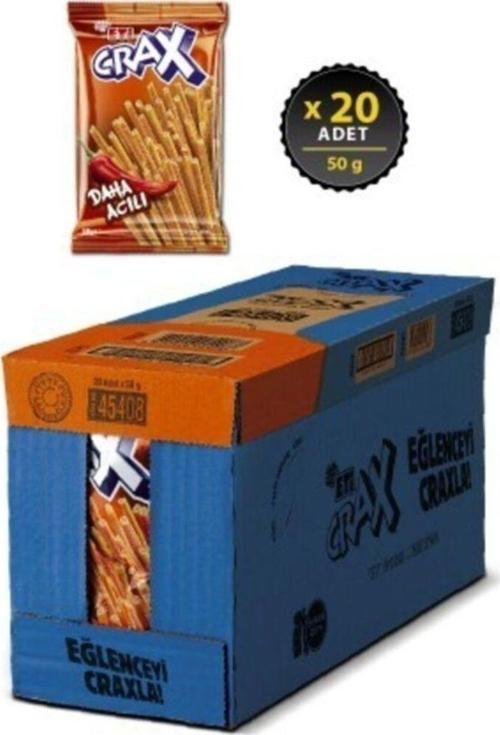 Crax Acılı Çubuk Kr. 50gr X 20 Adet