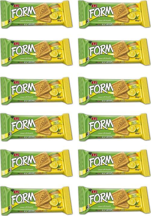 Form Limon Lifli Kepekli Bisküvi 50 G X 12 Adet