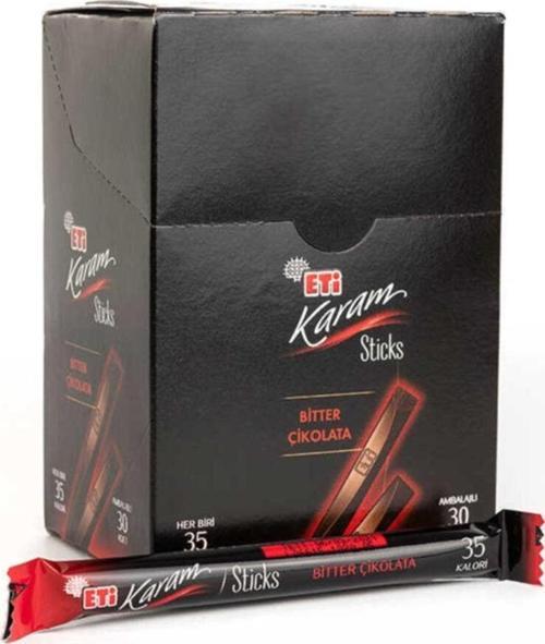 Karam Sticks Bitter Çikolata 7 gr x 30 Adet
