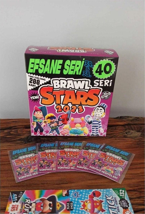 BRAWL STARS Efsane 38. 39. 40. Seri 288 ADET kart 2023 seri oyun çocuk figür