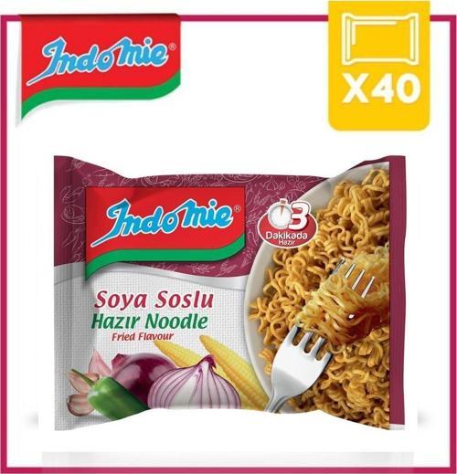 40'lı Soya Soslu Hazır Noodle Paket