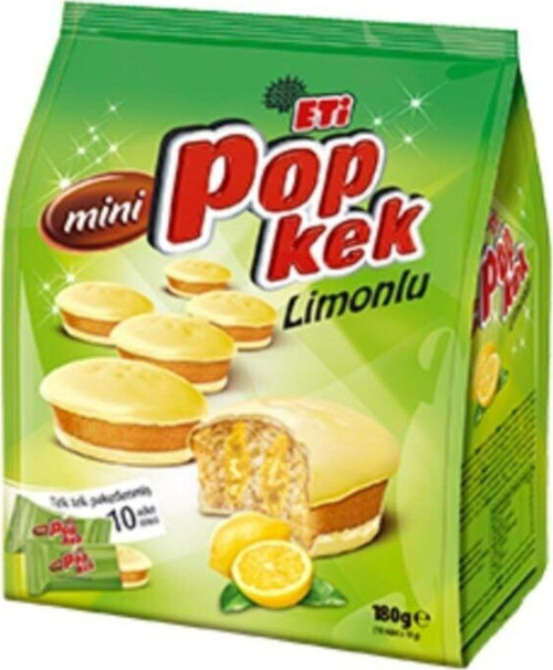 Popkek Mini Limonlu 180 Gr