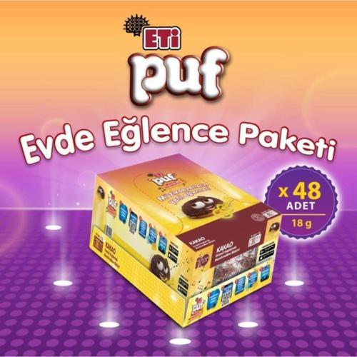 Puf Kakaolu 18gr X 48 Adet