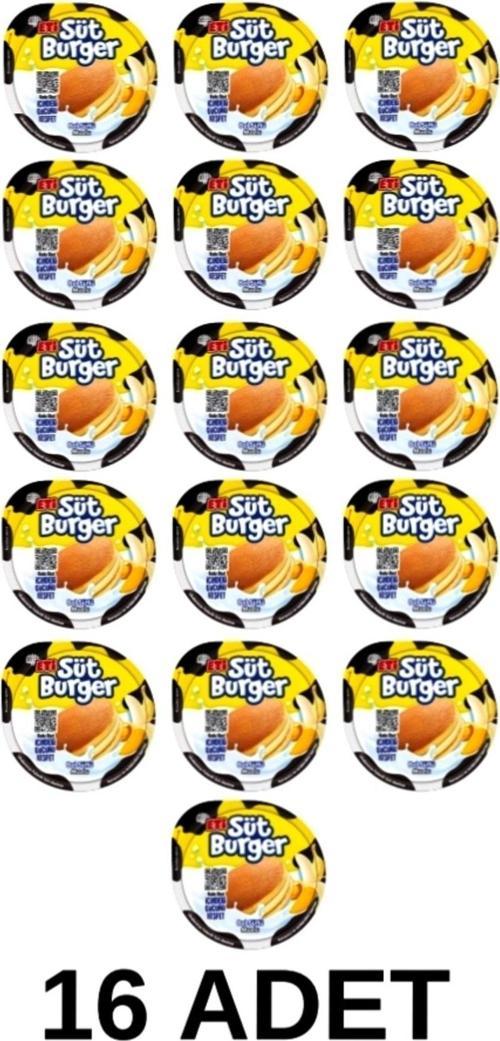 süt burger muzlu 16 adet milk burger with banana 16 prc sutburger