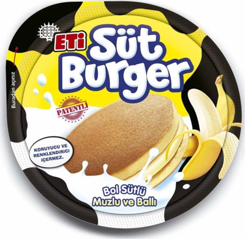 Süt Burger Muzlu 35 gr 16 Adet