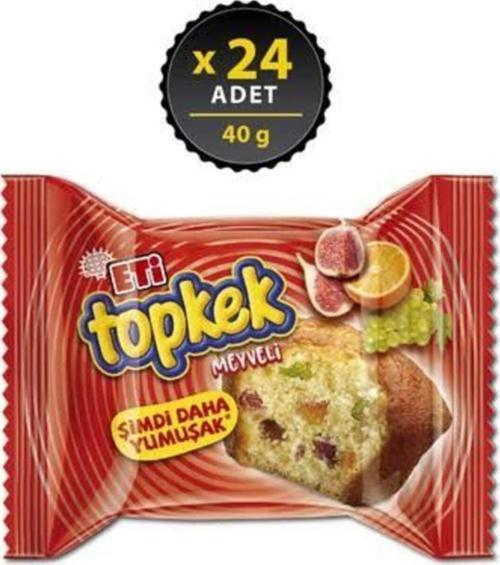 Topkek 24 Adet ( Meyveli )