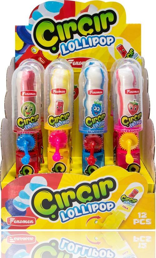 Çırçır Lolipop Şeker 12 Adet