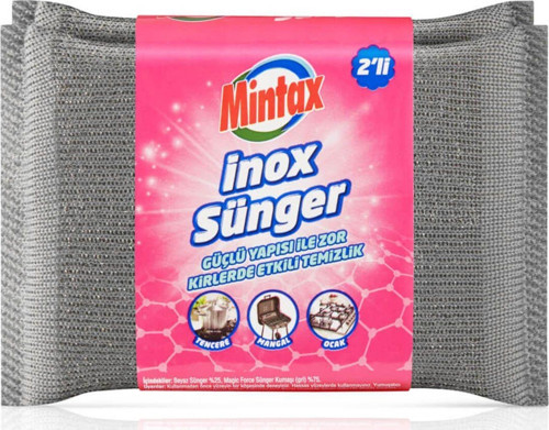 Inox Sünger 2'li (3 Adet)