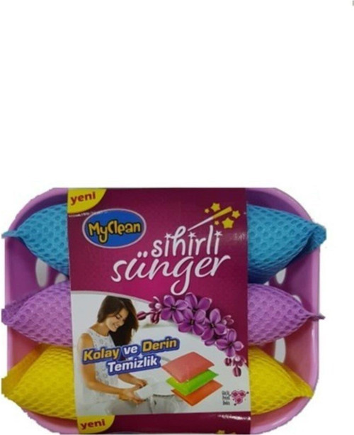 My Clean Sihirli Bulaşık Süngeri 3'lü