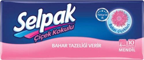 Çiçek Kokulu Mendil 10'Lu Paket