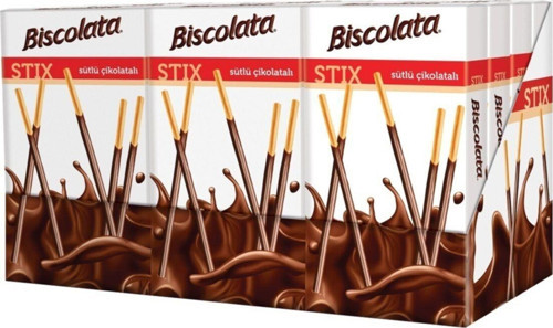 Biscolata Stix Sütlü Çikolatalı 27,5 G X 16 Ad.
