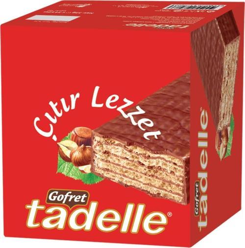 Fındık Dolgulu Sütlü Çikolatalı Gofret 35 gr X 24 Adet