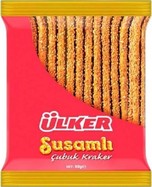 Çubuk Kraker Susamlı 80 Gr Koli (22 Adet)