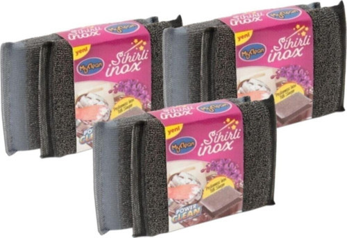 Sihirli Inox Paslanmaz Telli Sünger 2'li X 3 Adet