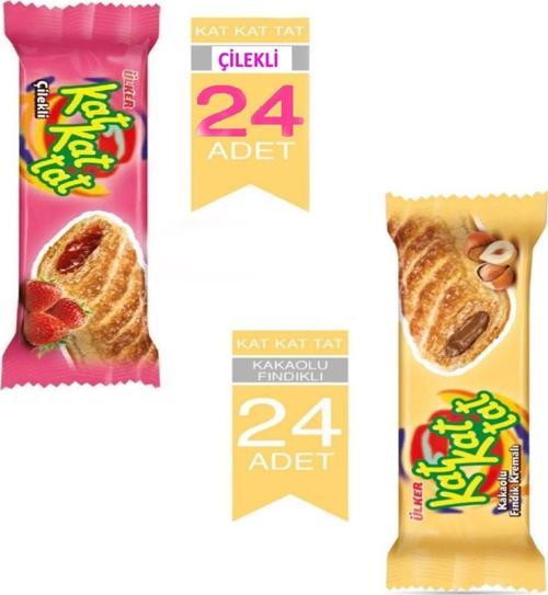 Kat Kat Tat Kakao 24 adet 25 Gr Kat Kat Tat Çilekli 24 adet 25 Gr