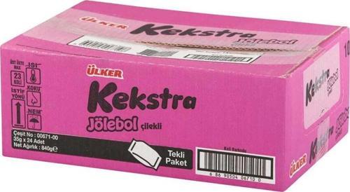 Kekstra Çilekli 40 Gr (24 Adet)