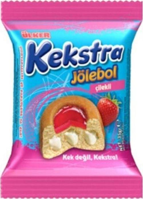 Kekstra Jölebol Çilekli Kek 35 gr