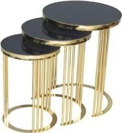 Brc Zigon 17538 C Gold renk Kaplama Kırılmaz Temper Siyah cam El Yapım El Yapım