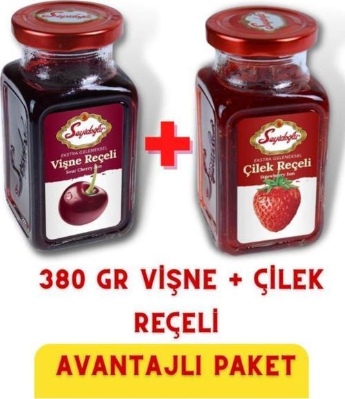 380  gr Vişne  +  Çilek Reçeli Ikili Paket
