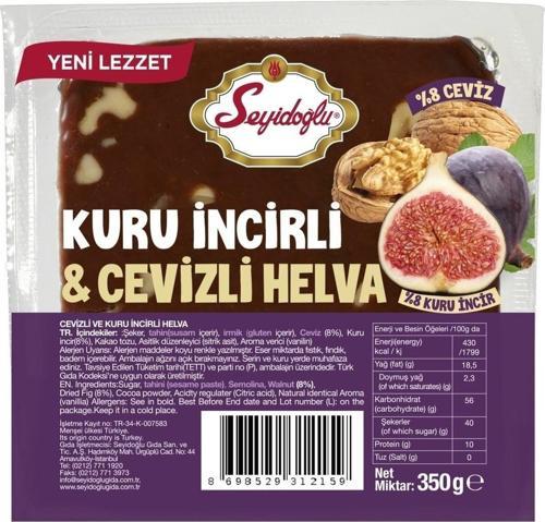 Kuru Incirli & Cevizli Helva Yaz Helvası 350 Gr