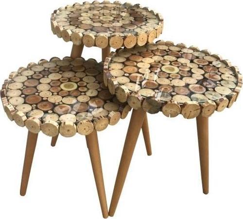 Zigon 17629 Kütük kesme Model Metal Siyah Nature Ayak Üstü cam Kutu SEVK El Yapım