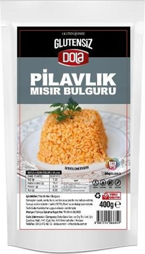 Glutensiz Pilavlık Bulgur 400 Gr. (12'li)