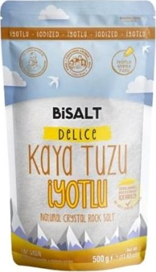 Delice Kaya Tuzu İyotlu 500 Gr. (24'lü)