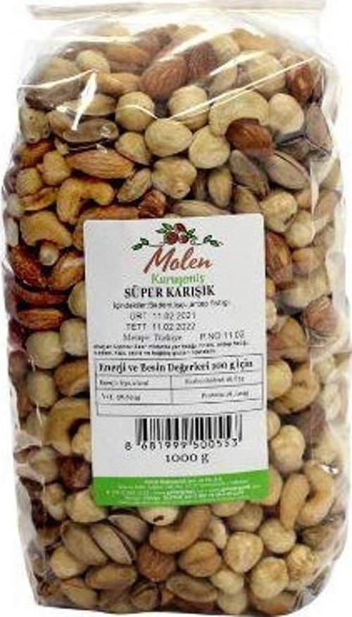 Süper Karışık 1000 Gr. ( Kuruyemiş ) (6'lı)