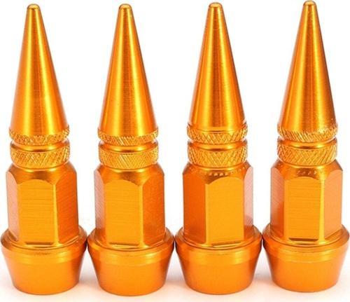 Oto Araba Sibop Kapağı Seti Metal Sivri 4'lü Set Gold 60 Mm